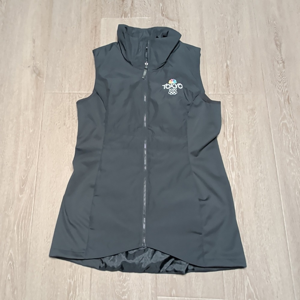 New Port Authority Tokyo 2020 Olympics‎ NBC Vest Womens Medium Gray Full Zip
